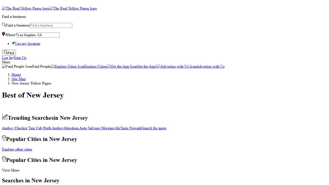 New Jersey Yellow Pages